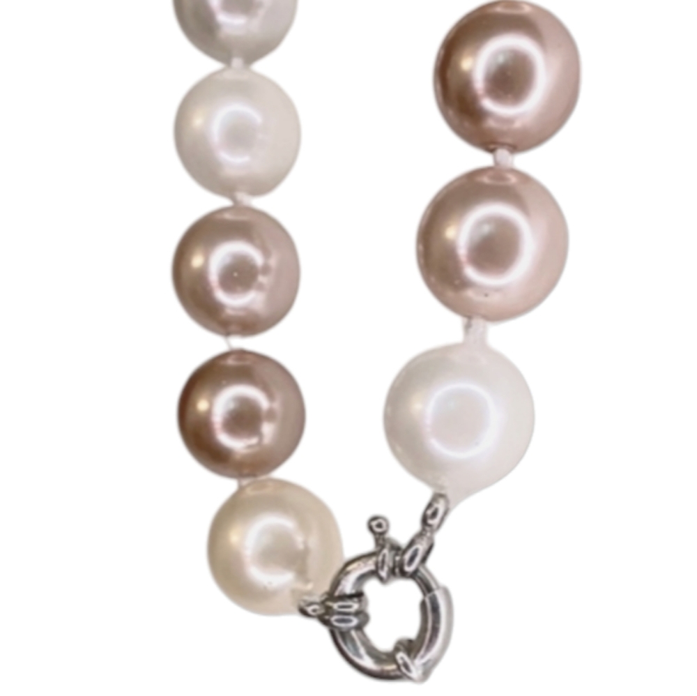 Genuine Freshwater Pearl 18” 12mm Necklace - Picture 4 of 6